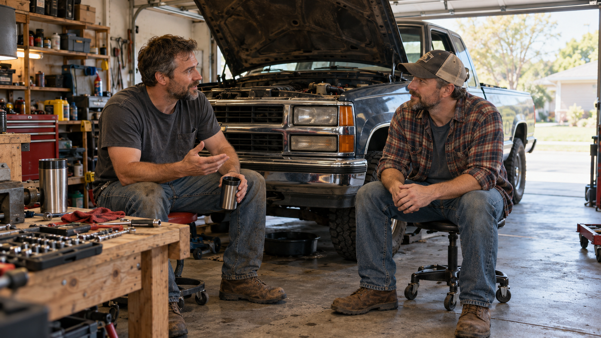 The Last Conversation Was About His Truck